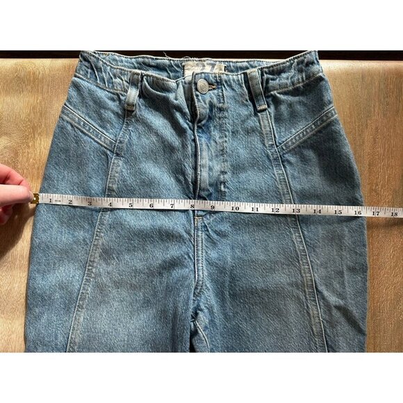We The Free Florence Flare Jeans Medium Light Wash Size 27 - Picture 4 of 6